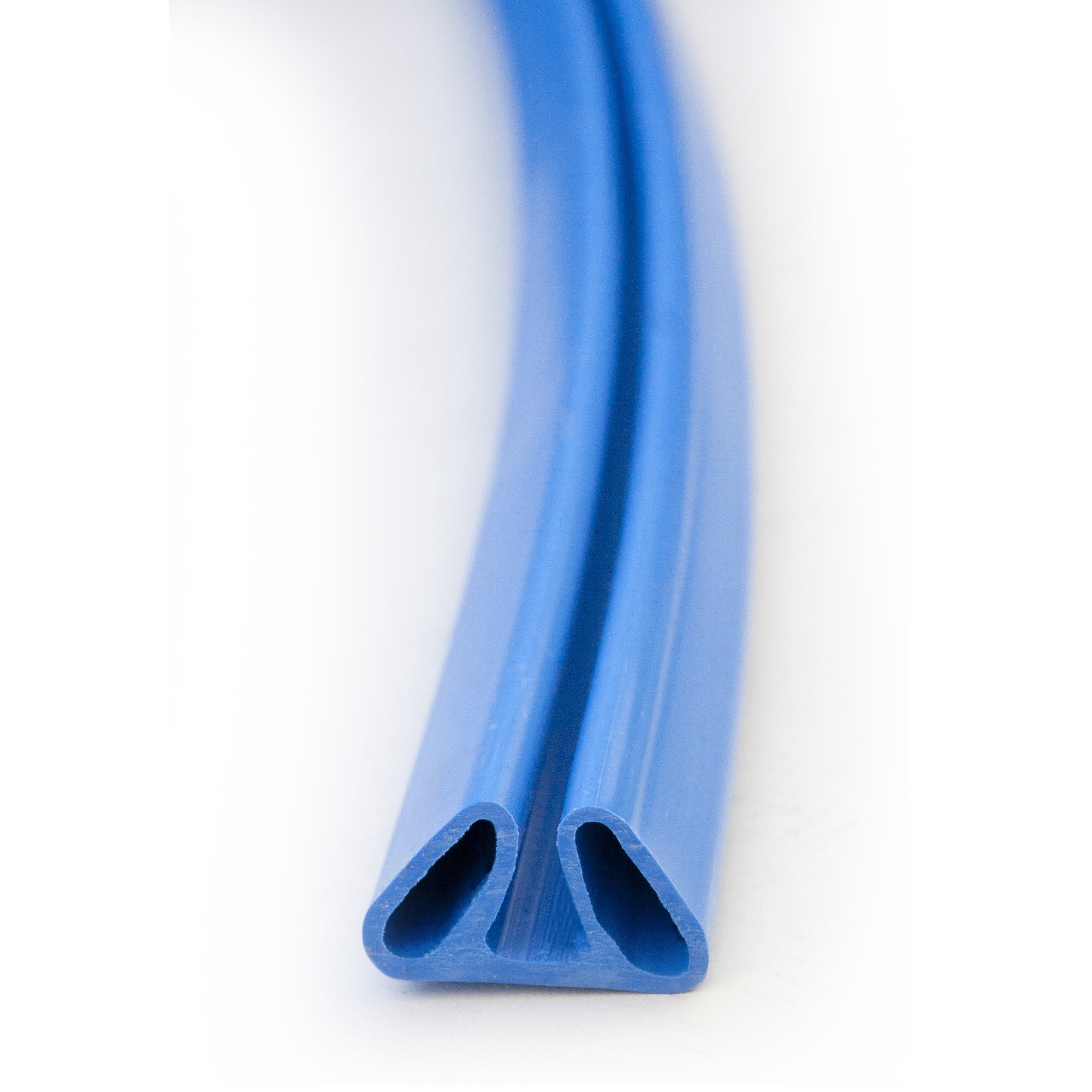 Stahlwandpool Set (7-teilig) halbhoch rund Baja 350 x 120 cm, Stahl 0,6 mm weiß Folie 0,6 mm blau
